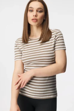 Damski T-shirt Pieces Rukado z krótkim rękawem