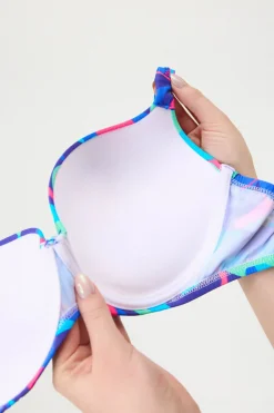Dwuczęściowy strój kąpielowy Azure Push-Up