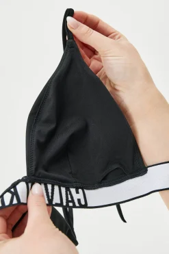 Dwuczęściowy strój kąpielowy Calvin Klein Black