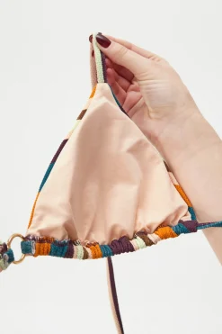 Dwuczęściowy strój kąpielowy Stripelle Triangle