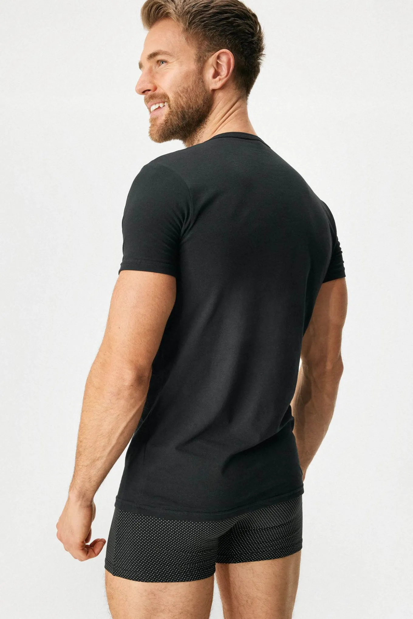 KOMPLET T-shirt i bokserki bawełniane Roy
