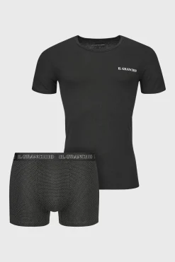 KOMPLET T-shirt i bokserki bawełniane Roy