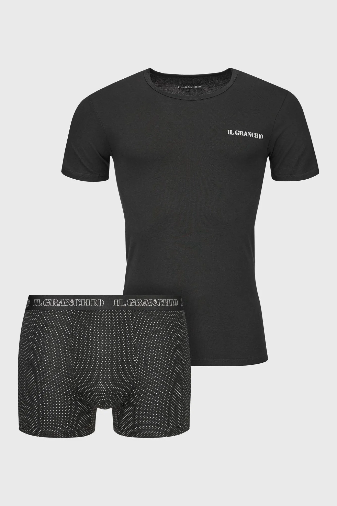 KOMPLET T-shirt i bokserki bawełniane Roy