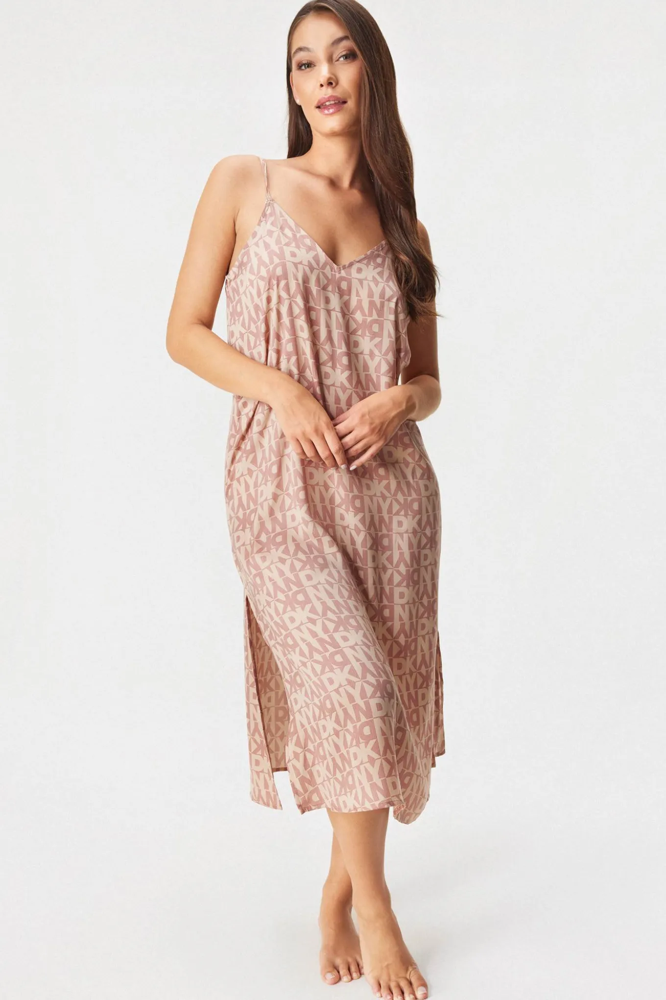 Koszula nocna DKNY Autumn Spice długa