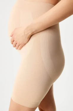 Majtki ciążowe Mama z nogawkami i wysokim stanem