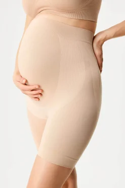 Majtki ciążowe Mama z nogawkami i wysokim stanem