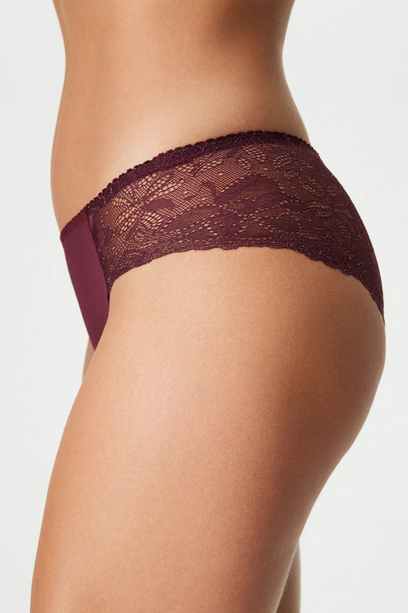 Majtki klasyczne Bordeaux