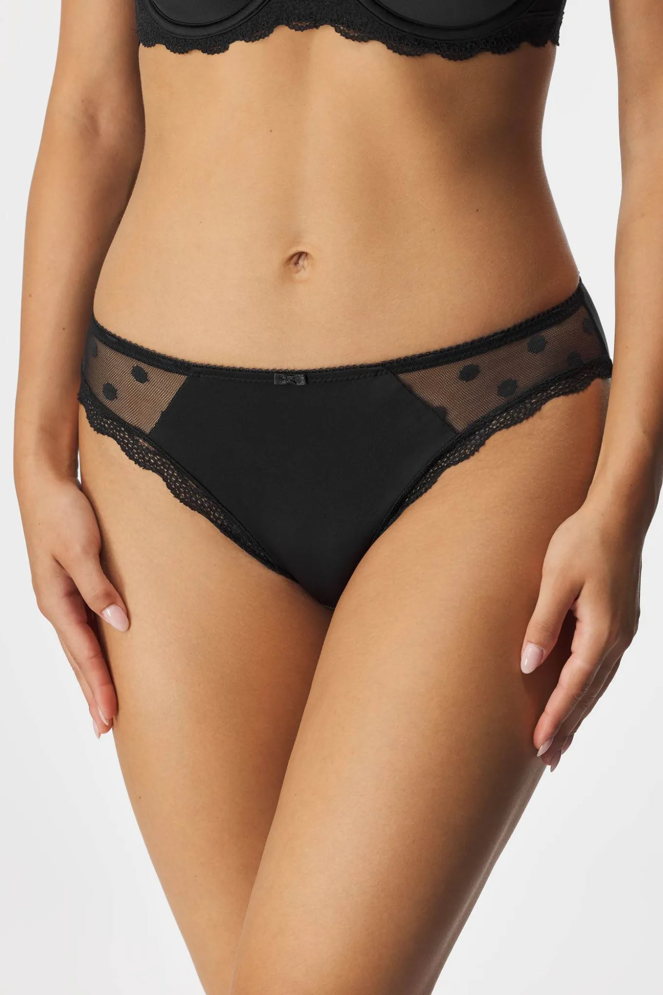 Majtki klasyczne Dotted Mesh II
