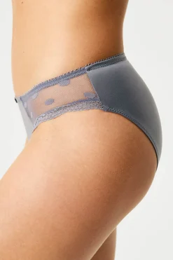 Majtki klasyczne Dotted Mesh