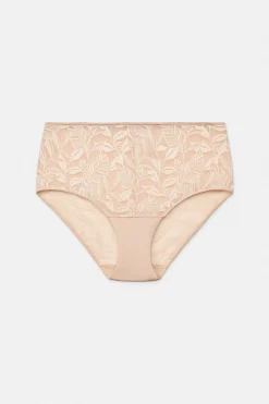 Majtki klasyczne Lace Nature z wysokim stanem