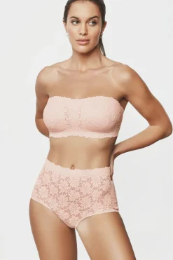 Majtki klasyczne Selmark One Lace z wysokim stanem