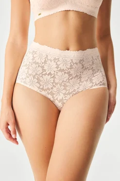 Majtki klasyczne Selmark One Lace z wysokim stanem