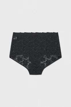 Majtki klasyczne Selmark One Lace z wysokim stanem