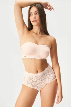 Majtki klasyczne Selmark One Lace z wysokim stanem