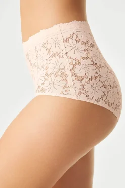 Majtki klasyczne Selmark One Lace z wysokim stanem
