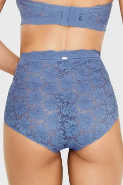 Majtki klasyczne Selmark One Lace z wysokim stanem