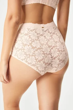 Majtki klasyczne Selmark One Lace z wysokim stanem