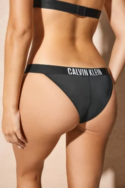 Majtki od stroju kąpielowego Calvin Klein Black