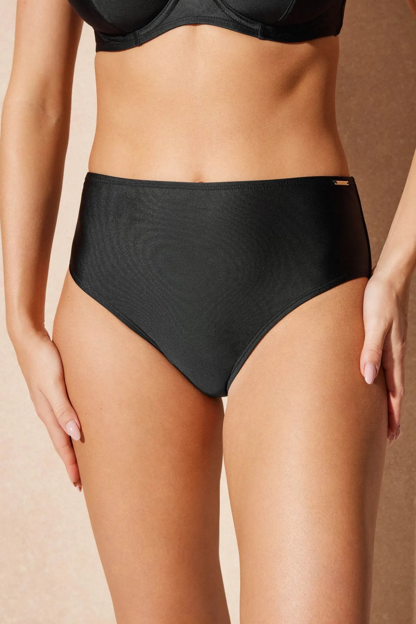 Majtki od stroju kąpielowego Satin Black I