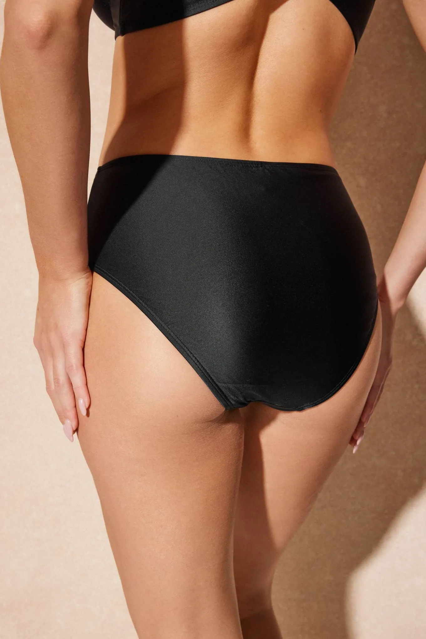 Majtki od stroju kąpielowego Satin Black I