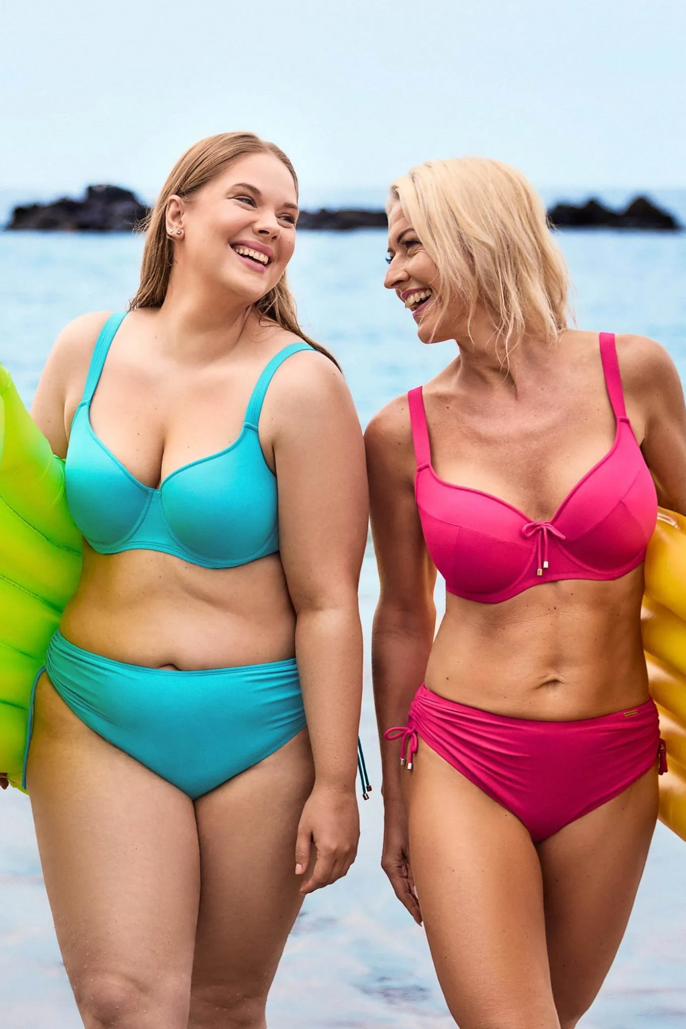 Majtki od szybkoschnącego stroju kąpielowego Breeze Turquoise II