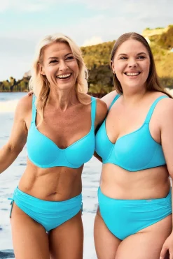 Majtki od szybkoschnącego stroju kąpielowego Breeze Turquoise II