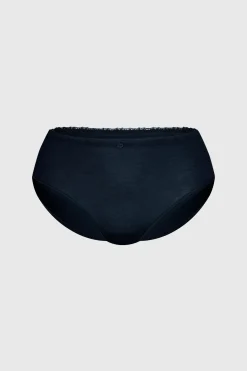 Majtki Stripe Range bambusowe z wysokim stanem