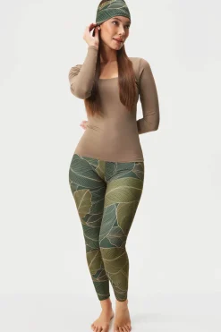 Ocieplane legginsy Winter Violeta