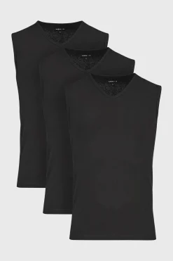 3PACK Bawełniany podkoszulek męski MEN-A Oto II