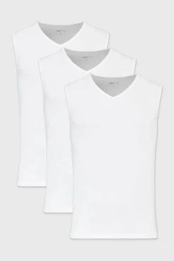 3PACK Bawełniany podkoszulek męski MEN-A Oto II