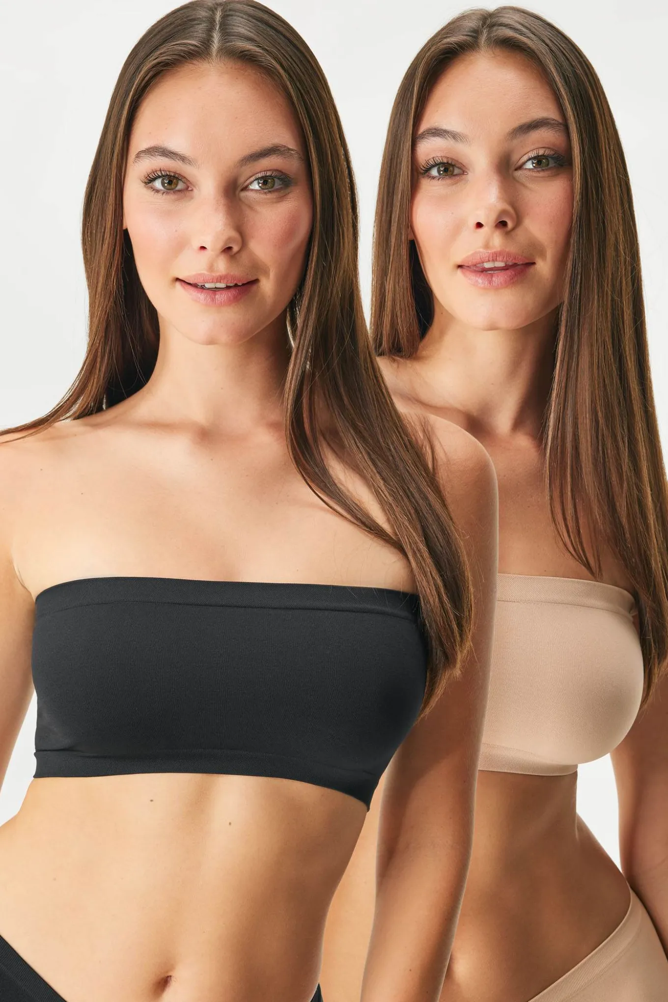 2PACK Biustonosz bezszwowy Flexi Bandeau