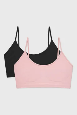 2PACK Biustonosz Flexi Cleo Bralette bezszwowy
