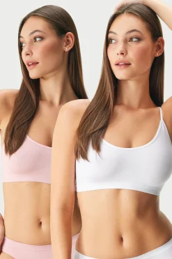 2PACK Biustonosz Flexi Cleo Bralette bezszwowy