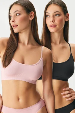 2PACK Biustonosz Flexi Cleo Bralette bezszwowy
