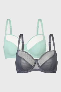 2PACK Biustonosz nieusztywniany Madison
