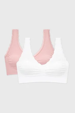 2PACK Biustonosz nieusztywniany Flexi Zoe bezszwowy