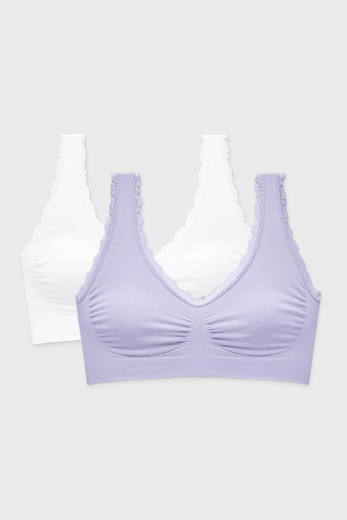 2PACK Biustonosz nieusztywniany Flexi Zoe bezszwowy