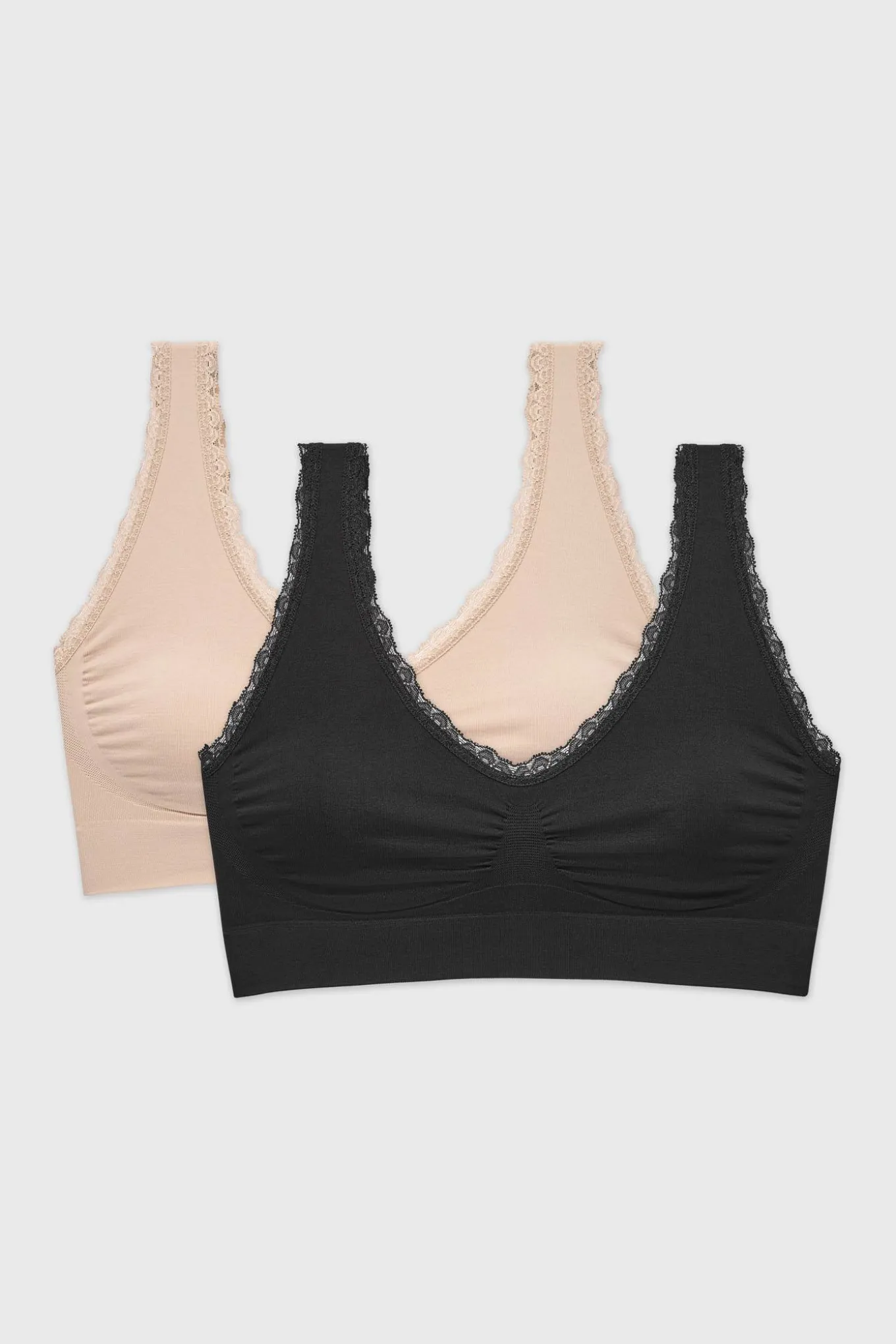 2PACK Biustonosz nieusztywniany Flexi Zoe bezszwowy