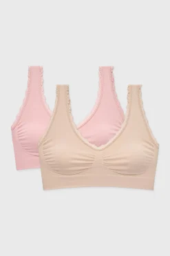 2PACK Biustonosz nieusztywniany Flexi Zoe bezszwowy