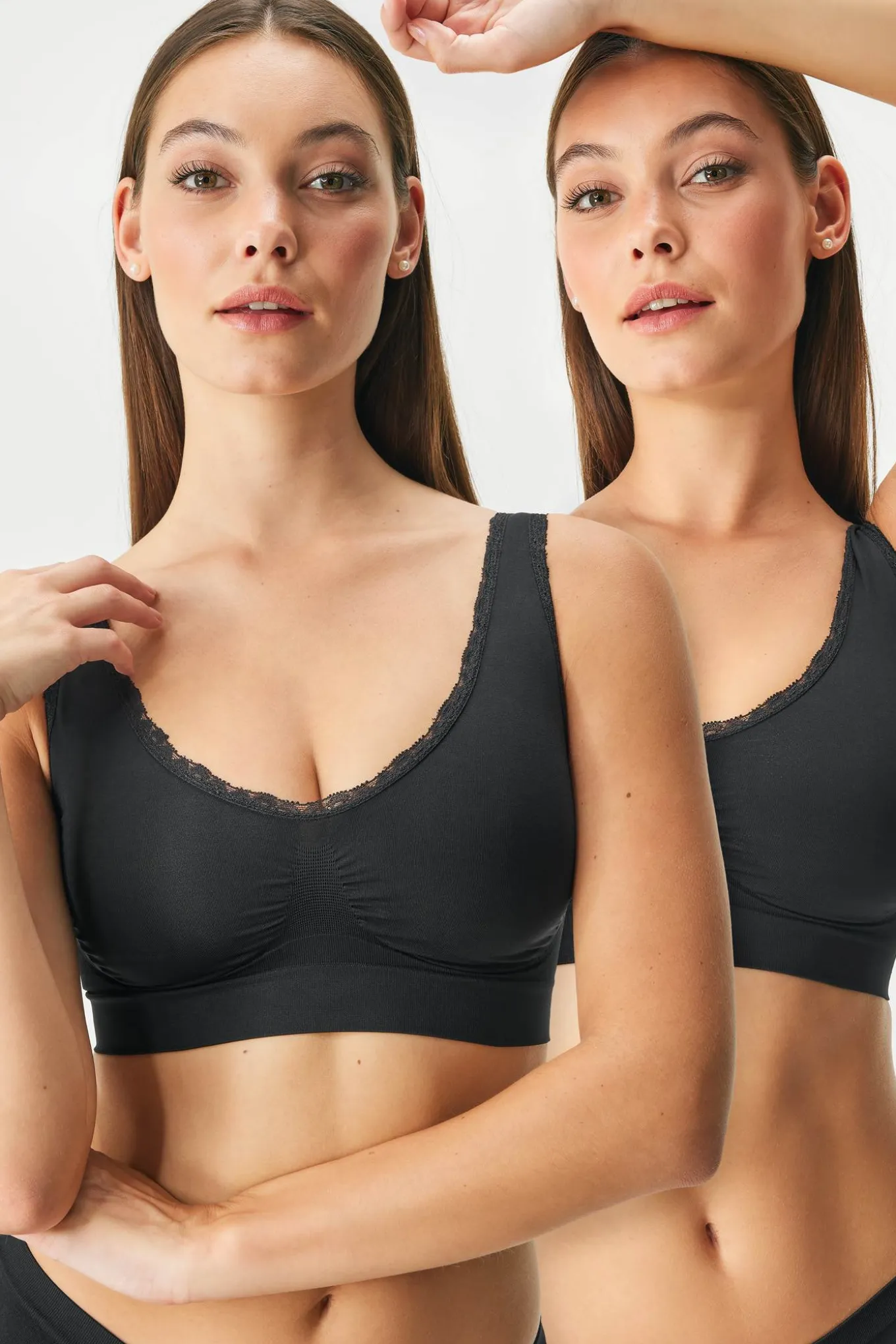 2PACK Biustonosz nieusztywniany Flexi Zoe bezszwowy