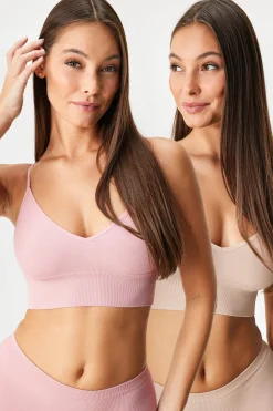 2PACK Biustonosz RIB Bralette bez fiszbin