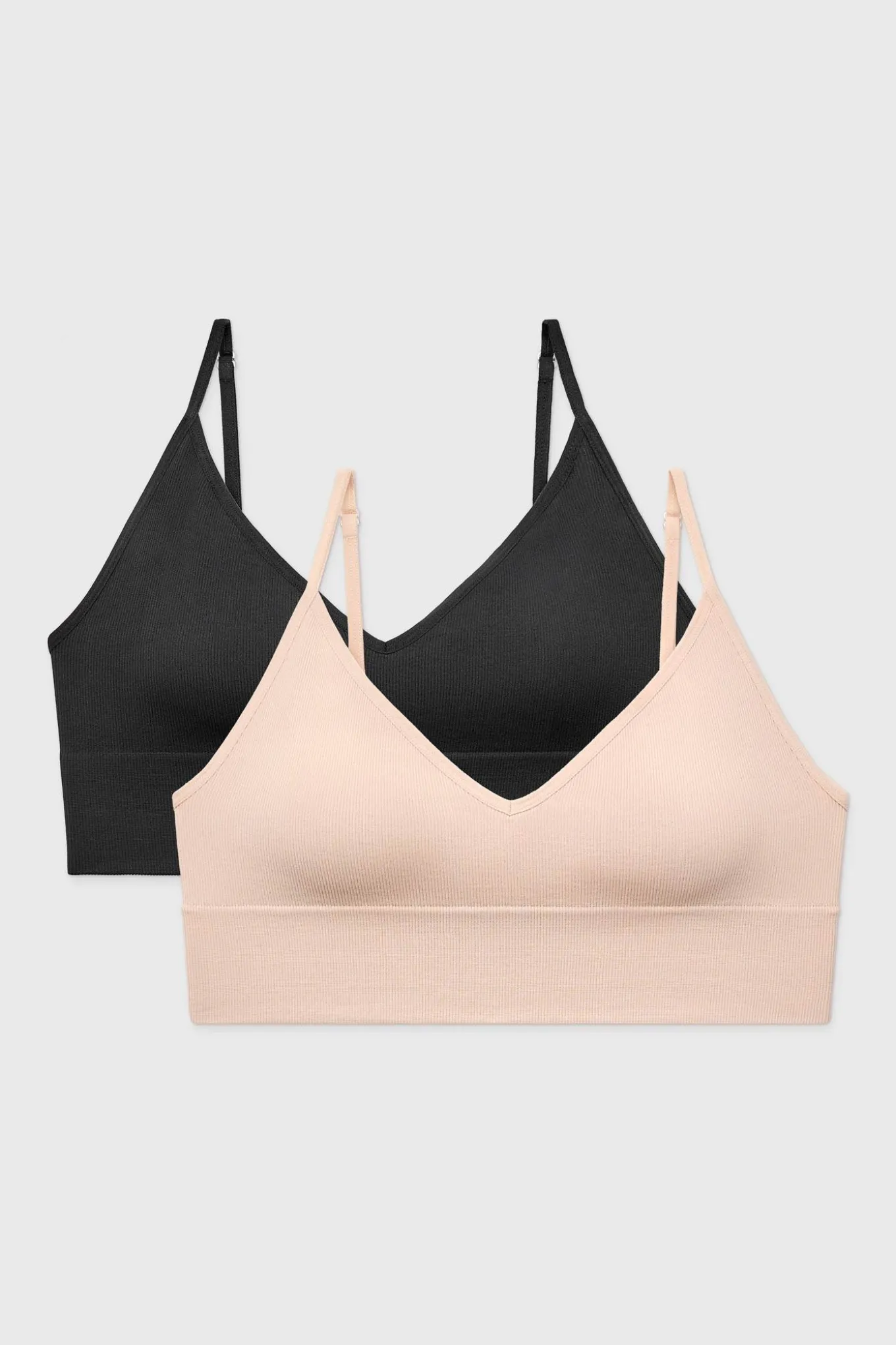 2PACK Biustonosz RIB Bralette bez fiszbin