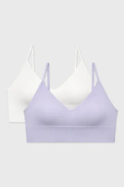 2PACK Biustonosz RIB Bralette bez fiszbin