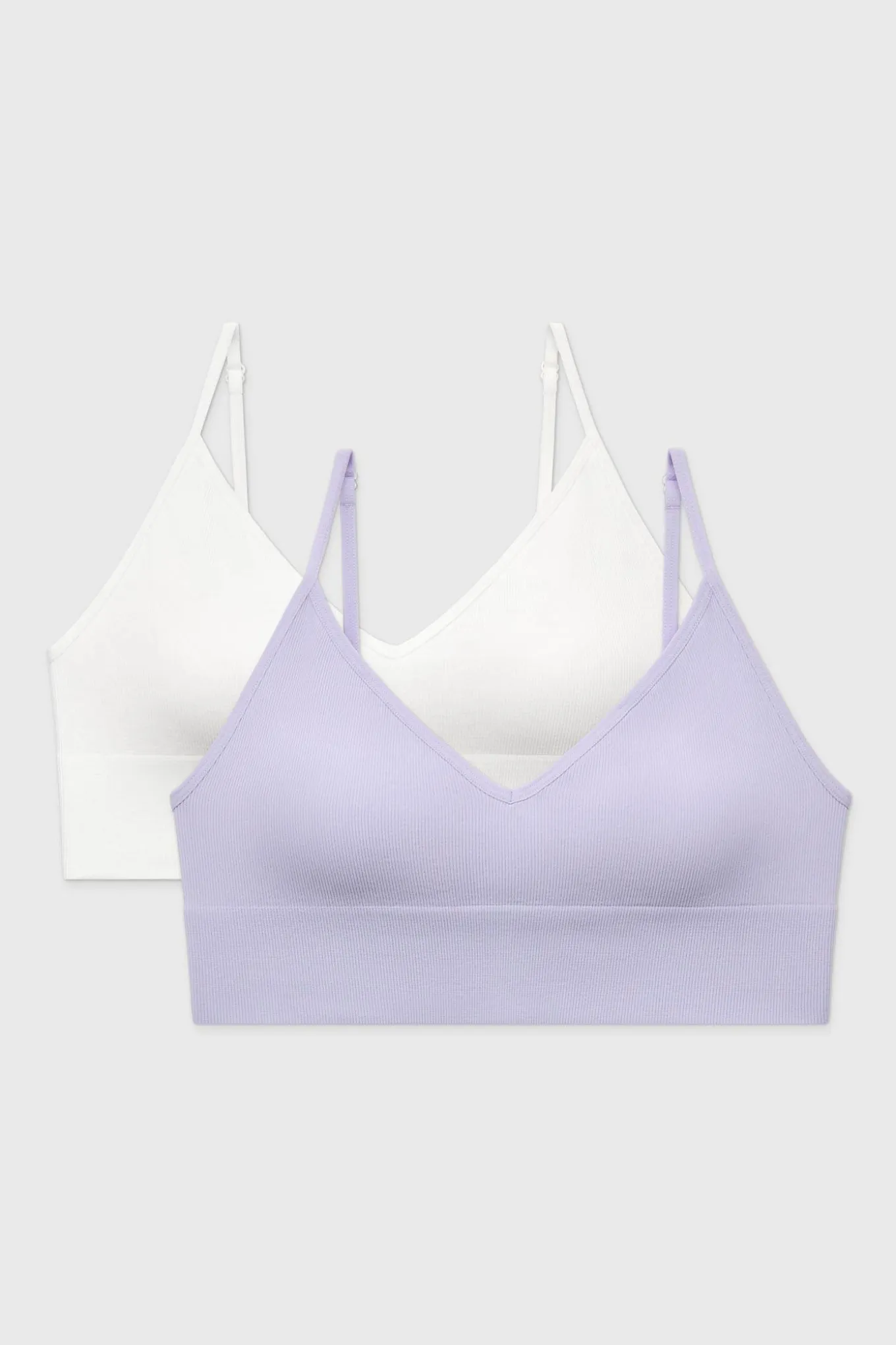 2PACK Biustonosz RIB Bralette bez fiszbin