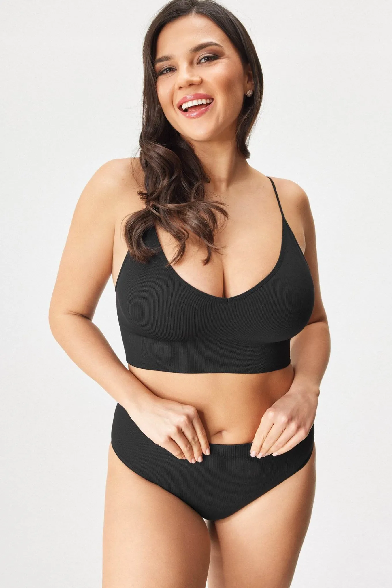 2PACK Biustonosz RIB Bralette bez fiszbin