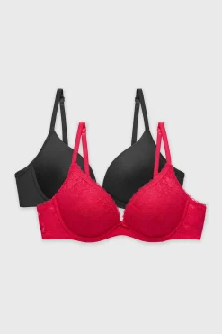 2PACK Biustonosz Sonia Push-Up Plunge