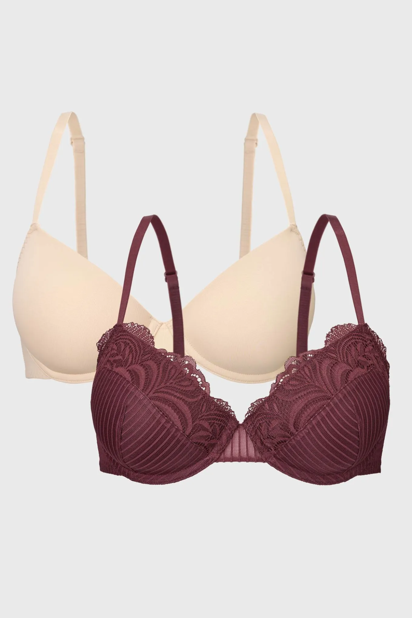 2PACK Biustonosz usztywniany Emersyn