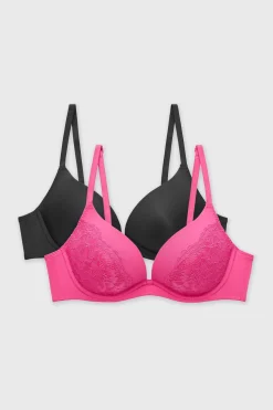 2PACK Biustonosz Willa Push-Up Plunge