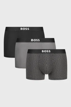 3PACK Bokserki bawełniane BOSS One D