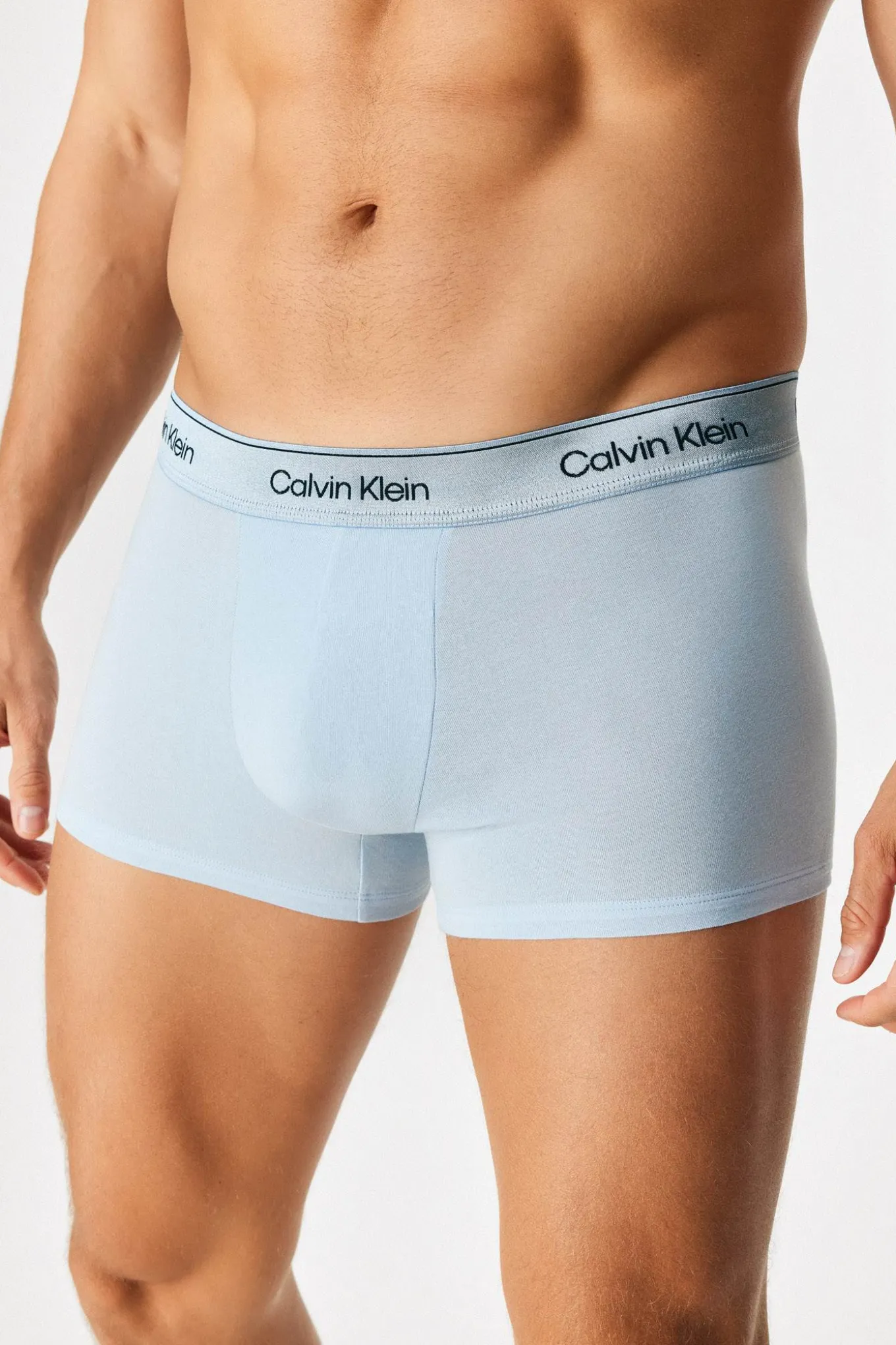 3PACK Bokserki bawełniane Calvin Klein Icon Cotton Stretch Metalic